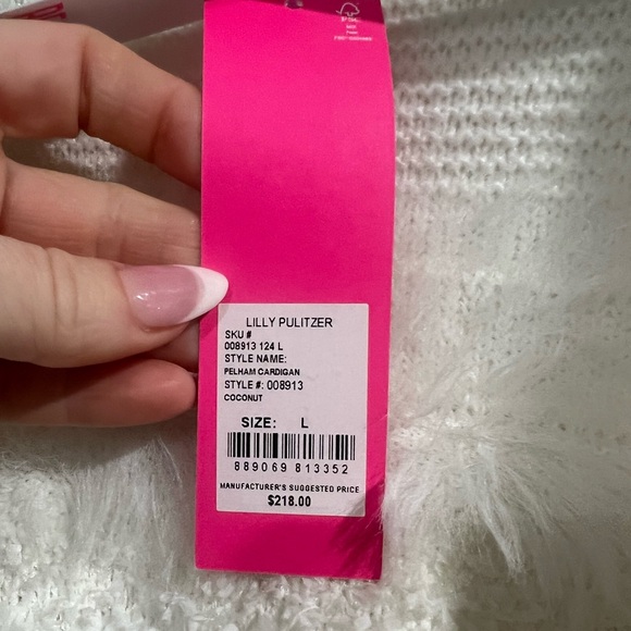 Lily pulitzer NWT Pelham cardigan size L - Picture 6 of 6